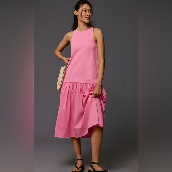 Anthropologie Pink Maxi Dress - Picture 2 of 9